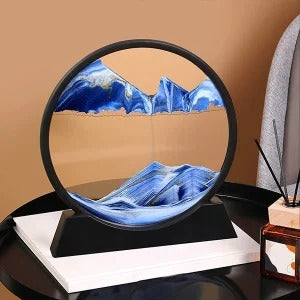 3d Moving Sandscapes Frame | 7 , 12 Inch Sand Lamp ( Random Color )
