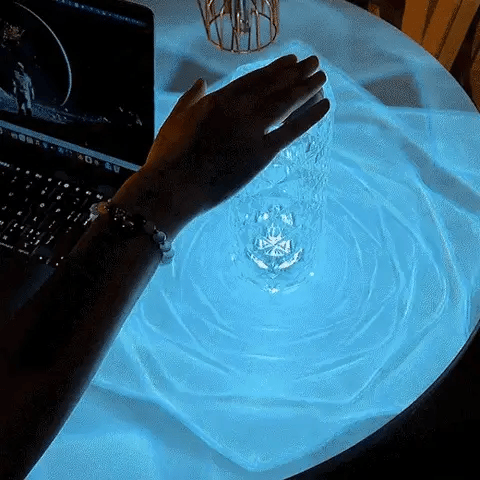 Crystal Bedside Lamp – 16 Colors, Touch & Remote, USB Powered