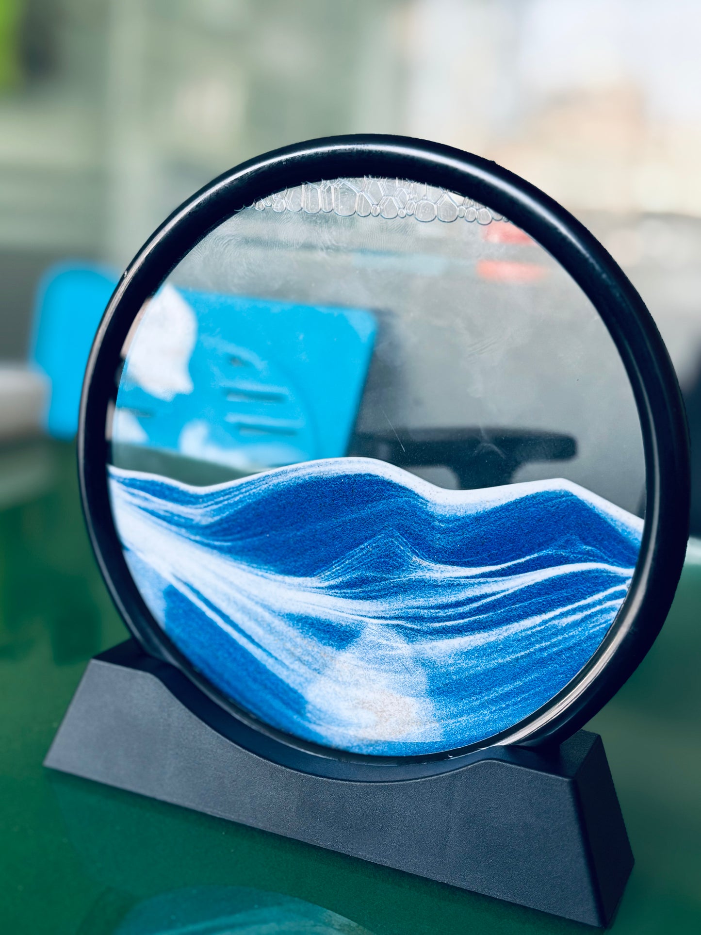 3d Moving Sandscapes Frame | 7 , 12 Inch Sand Lamp ( Random Color )