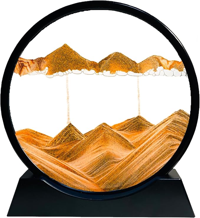 3d Moving Sandscapes Frame | 7 , 12 Inch Sand Lamp ( Random Color )
